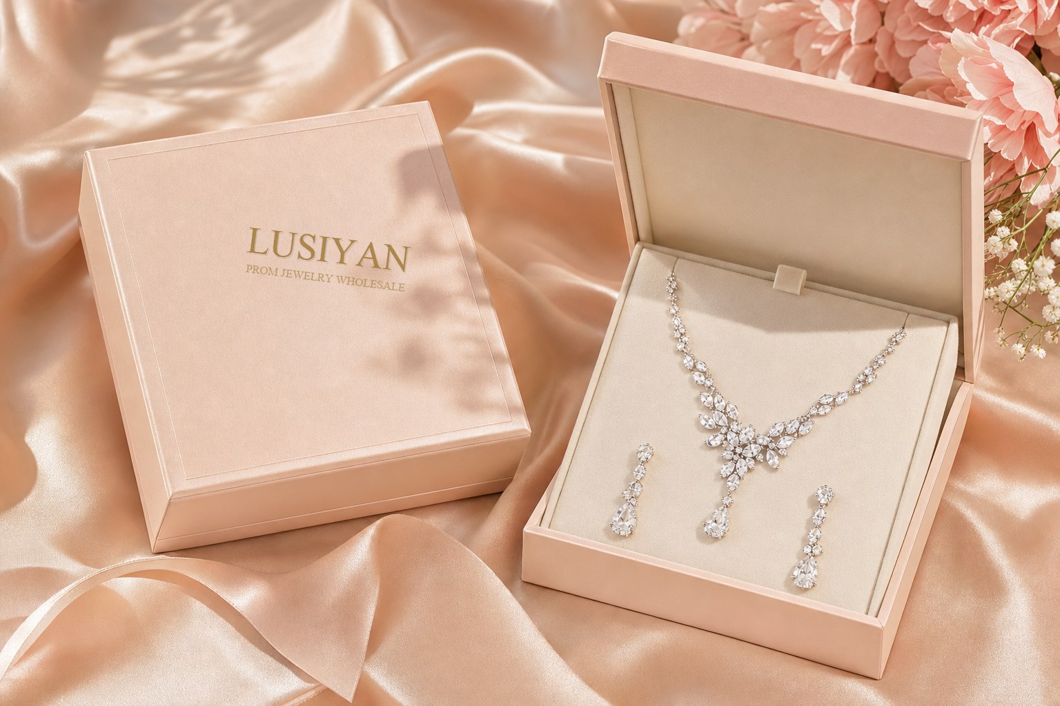 LUSIYAN private-label prom jewelry packaging