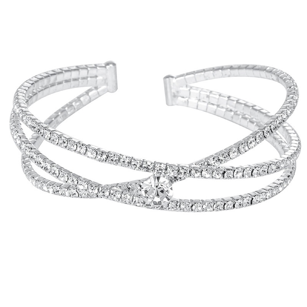 Cross Fine Crystal Bangle